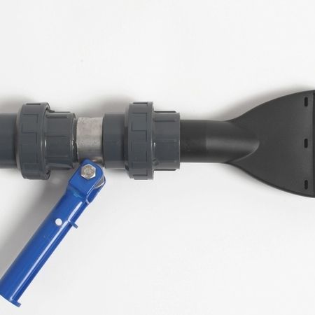 Breitmauldüse mit Adapterstück